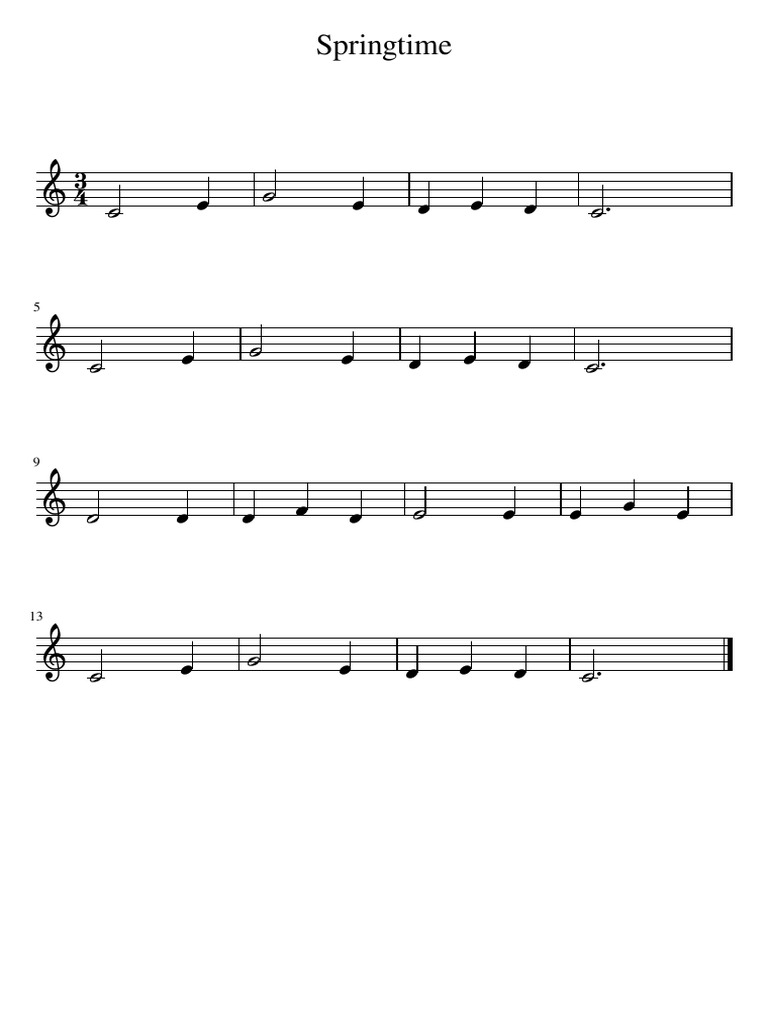 Springtime | PDF