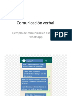 Tipo de Comunicación