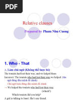 Relative clauses