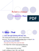 Relative clauses explained