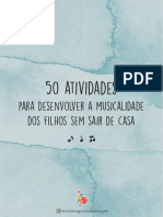 50 ATIVIDADES MUSICAIS EM CASA