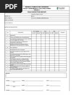 Hydrostatic Test Report Form | PDF