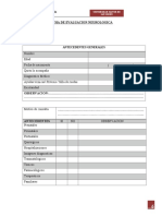 Ficha de Evaluacion Neurologica