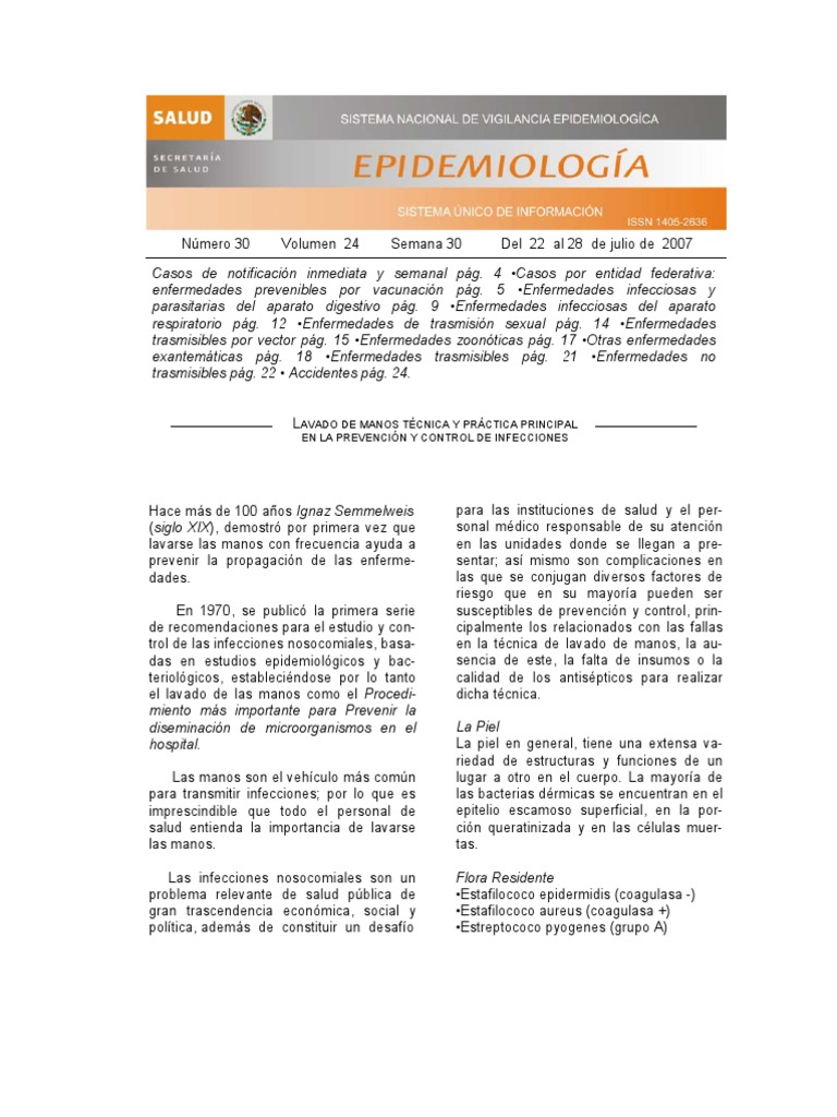 Lavado de Manos SSA | PDF | Lavado de manos | Ciencias de la Salud