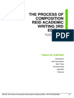 The Process of Composition Reid Academic Writing 3Rd Edition