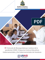 Protocolo Bioseguridad para Centros Educativos