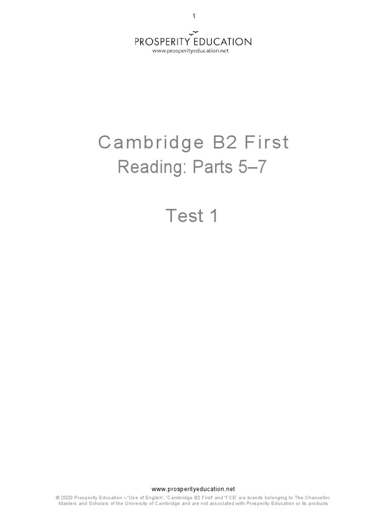Reading First Test 01-STUDENTS | PDF | Waiting Staff | Restaurants