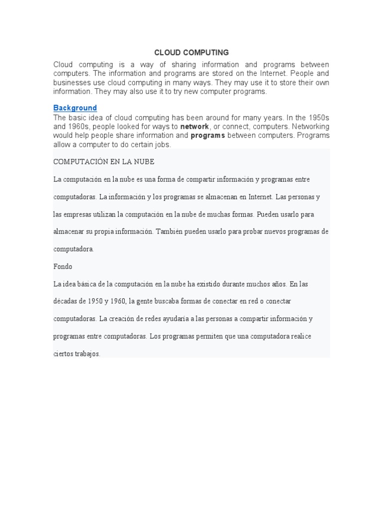 Background: Cloud Computing | PDF | Cloud Computing | Mobile Phones