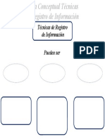 Mapa Conceptual de Tecnicas de Registro de Informacion