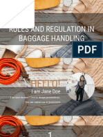 Rules and Regulation in Baggage Handling