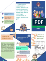 Trabajo de Comunicacion Folleto de Democracia