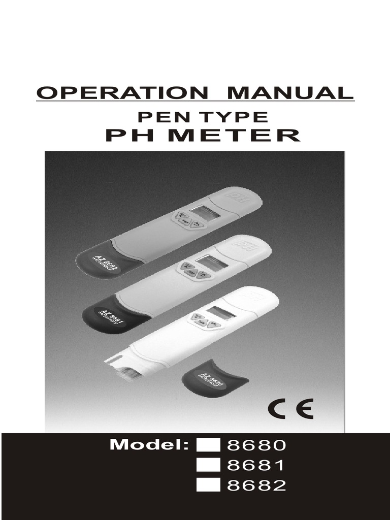 ThermoWorks PH 868086818682 Manual PDF Ph Calibration