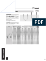 Grampo U para fixação de eletrodutos de 3/8” a 16