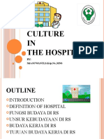 CULTURE IN THE HOSPITAL - Wanti