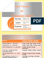 Past Tense of Irregular Verbs: Review Learn Practice