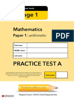 ks1 Sats Maths Paper A 0