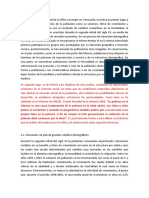 Demografía Venezuela, cambios en fecundidad y mortalidad 1950-2001