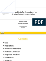 Learning Object Affordances Based On Structural Object Representation