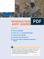 Introduction To Army Leadership: Section