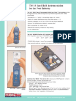 TM410 Hand Held Instrumentation For The Food Industry