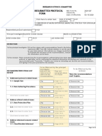 REC Form 02F Review of Resubmitted Protocol Form