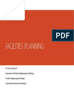 Facilities Planning and Line Balancing