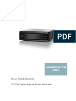 Cisco Small Business SG200 Series 8-Port Smart Switches: Administration Guide