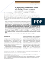 Metabolic Syndrome and Psoriatic Arthritis Among Patients With Psoriasis Vulgaris: Quality of Life and Prevalence