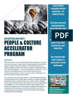 People and Culture Accelerator Program