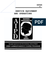 US Army Cooking Course - Food Service Equipment and Operations QM0453