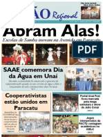 JORNAL VISÃO REGIONAL - EDIÇÃO 77 - MARÇO DE 2011 - 2ª EDIÇÃO - UNAÍ - PARACATU-MG