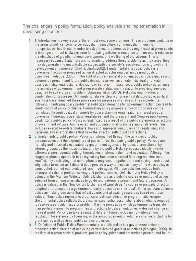 Kinds and classification of research pdf policy analysis policy
