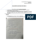 Curso Matemática Ingenieros I - Evaluación Calificada Línea 3