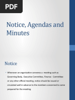 Agendas and Minutes