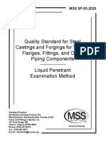 MSS SP 93 2020 Quality Standard For Steel Castings and Forgings