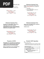 Minimum Spanning Trees (Ch. 23) ! Minimum Spanning Trees!