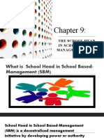 School Head Roles and Functions in School-Based Management (SBM