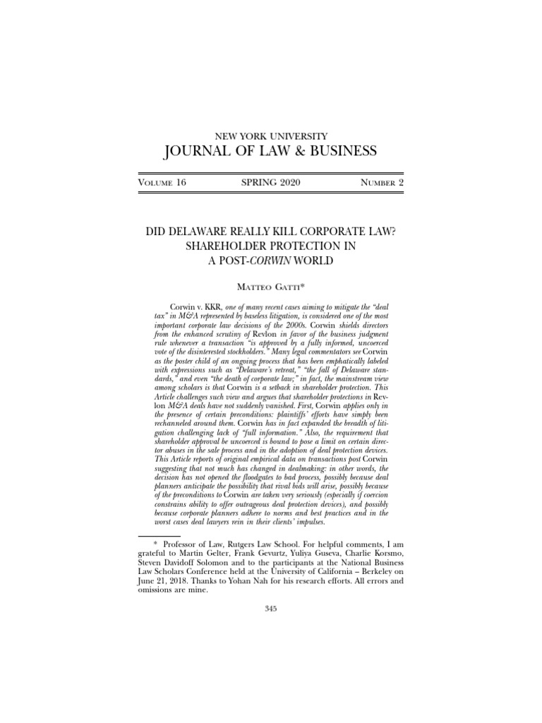 Jurnal Hukum Bisnis | PDF | Corporations | Companies