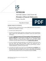 MTH221R: Principles of Financial Mathematics