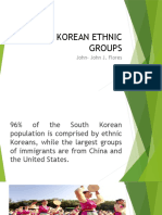 South Korean Ethnic Groups