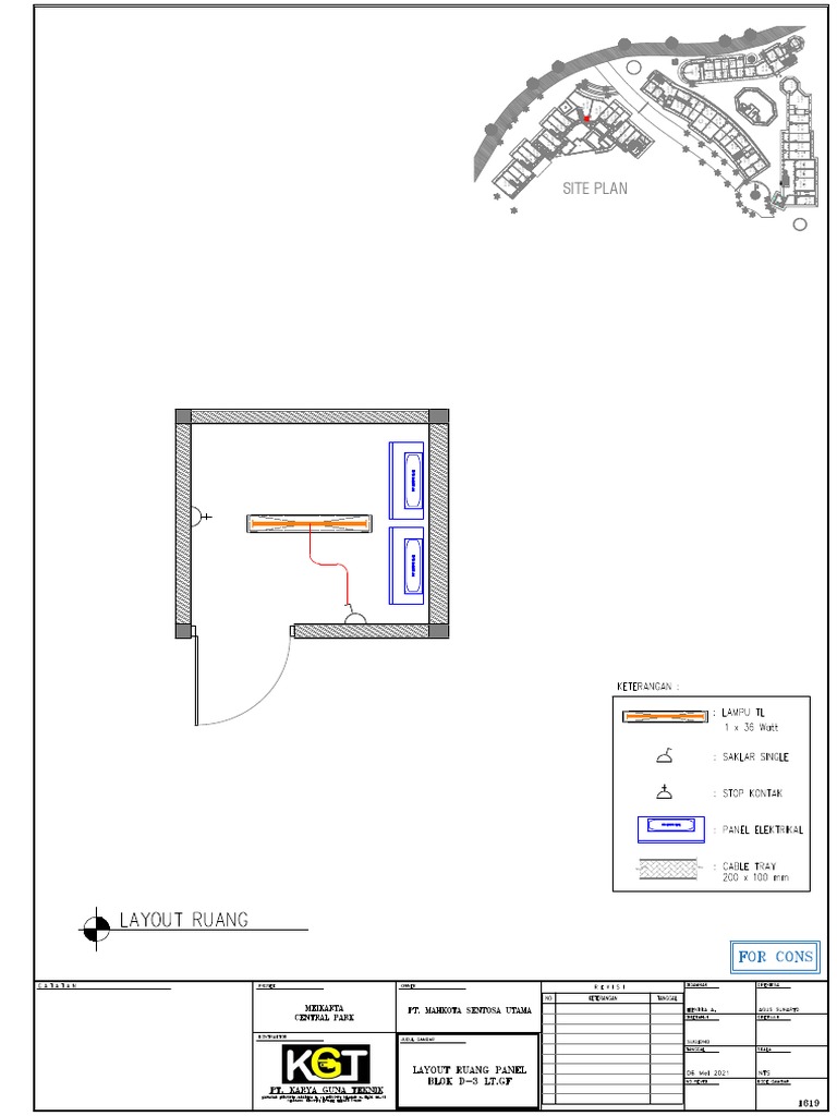 Layout Ruang Panel | PDF