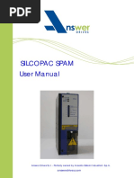 Silcopac Spam User Manual: Answer Drives S.R.L. - Partially Owned by Ansaldo Sistemi Industriali - S.p.A