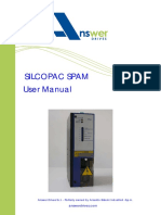 Silcopac Spam User Manual: Answer Drives S.R.L. - Partially Owned by Ansaldo Sistemi Industriali - S.p.A