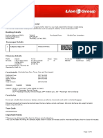 Lion Air Eticket Itinerary / Receipt: Cahyono/Agus MR