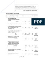 PROPOSED RESIDENTIAL BUILDING DETAILED ESTIMATE