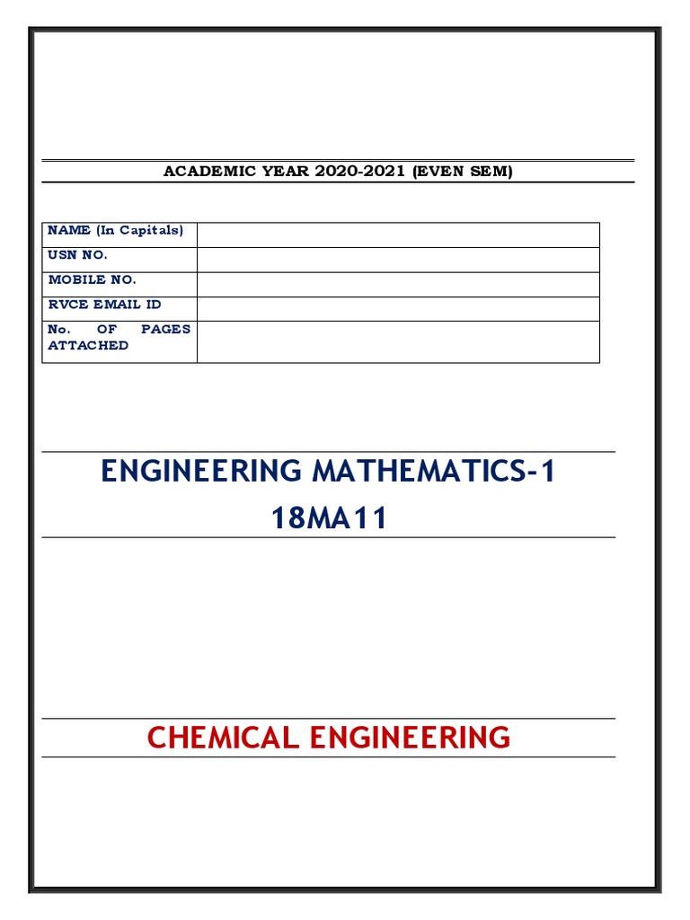 Engineering Cover Page Template | PDF | Technology & Engineering