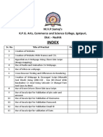Index: M.V.P.Samaj's K.P.G. Arts, Commerce and Science College, Igatpuri, Dist: - Nashik