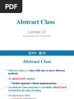 Lec22-Abstract Class