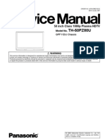 Panasonic TH-50PZ80U  Service Manual