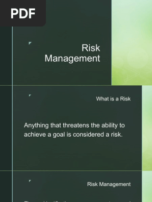 Risk Management